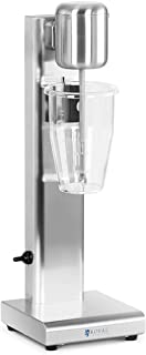 Royal Catering Rcpms-80t Milkshaker Mixeur De Boissons Protéinées Appareil À Milk-shake (80 W, 1 L, 15 000 Tr/min Max. Max., 2 Réglages De Vitesse, Boitier : Inox) - B0949FJC9Q