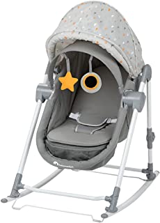 Bebeconfort Calys, Transat Pour Bébé 3 En 1, Transat, Balancelle Et Berceau, De La Naissance Jusqu'à Environ 9 Mois, Gris Chaud - B09F3PX2PT