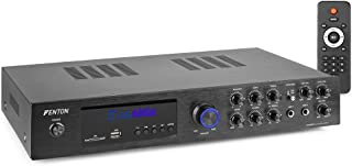 Fenton Av550bt Amplificateur Audio Home Cinéma 5.1 - 320w, 5 Sorties Enceintes / 1 Sortie Subwoofer Rca, Streaming Audio Bluetooth 5.0, Idéal Pour Vos Films Ou écouter Votre Musique