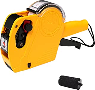 Aurstore Basa Étiqueteuse 8 Caractères Professionnelle Portable , Pince à étiqueter + 1 Rouleau Encreur (couleur Aléatoire) (machine) - B0BDRP4FDQ