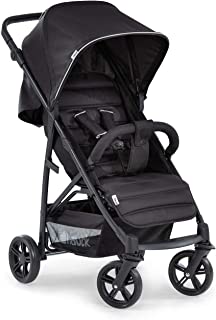Hauck Poussette Citadine Rapid 4 / Jusqu'à 25 Kg / Pliable Compacte / Hauteur Réglable / Position Couchée Dès La Naissance / Grand Panier Achats / Noir - B01LRUWAKY