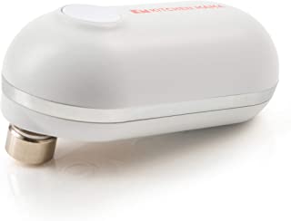 Kitchen Mama Mini Ouvre-boîte électrique - Ouvre-boîte De Poche Avec Fonction Démarrage & Arrêt Automatique à Simple Touche, Bords Sûrs Et Lisses, Format Adapté Aux Voyages, Facile à Tenir - Blanc - B08GPS4JRR