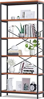 Himimi Bibliothèque De Style Industriel Étagère D'angle à 6 étages Étagère Murale Pour Cuisine Chambre Salon - B07ZDNGNGJ