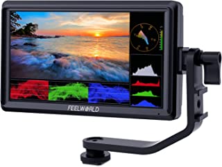 Feelworld Fw568v2 5.5 Pouces 3d Lut Caméra Moniteur Dslr Camera Field Monitor Small Full Hd 1920x1080 Ips Video Peaking Focus Assist Avec 4k Hdmi 8.4v Dc Input Output Inclure Tilt Arm - B07J5C98NW