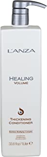 L'anza Après-shampoing Épaississant - Renforce L'Éclat Naturel, Le Volume Et La Densité Du Cheveu, Enrichi En Complexe Hydratant Au Bambou Et Keratine (1 L) - B002GYQ958