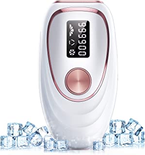 Zkmagic Épilateur Lumière Pulsée De Glace, 999,900 Flashes Ipl Laser Appareil Épilation Pour Femme Et Homme, 2 Modes 5 Niveaux Épilateur Definitive Indolore Pour Visage/bras/jambes/aisselles/corps - B0B67W7C46