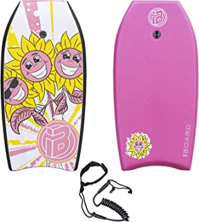 Iboard Bodyboard Léger De 104,1 Cm Avec Housse En Polystyrène Expansé, Laisse De Qualité Supérieure Et Dragonne Pour Enfants Et Adultes - B08YYDNTS4