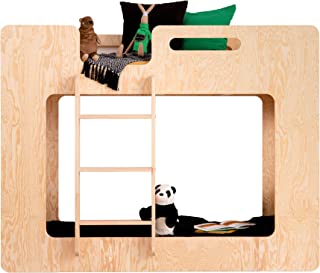 Lit Superposé Smartwood Mimi L - échelle à Gauche, Différentes Tailles, Naturel Eco (90 X 190 Cm) - B0B5L8TVQS