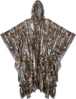 Tongcamo Combinaison Tenue De Chasse Camouflage Ghillie 3d Chasse Vêtements Pour La Chasse Dans La Jungle, La Photographie De La Faune, L'observation Des Oiseaux, Halloween, Le Tir - B081W3CVDB