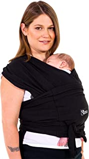 Koala Babycare Une écharpe De Portage Facile à Enfiler, Réglable, Unisex - Porte-bébé Multifonctionnel Pour Les Bébés Jusqu’à 9 Kg - Écharpe De Portage - Noir - Design Enregistré Kbc® - B07G85W2CN