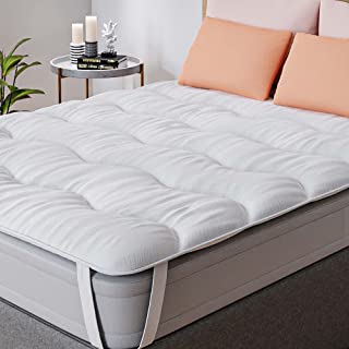 Pursens Surmatelas Nuage 90x190 Cm En Microfibre - Confort Optimal - Moelleux, Anti-acarien, Respirant - Pour Matelas 1 Place Adulte Et Enfant, Clic Clac, Bz, Futon - B09LCWJWPQ