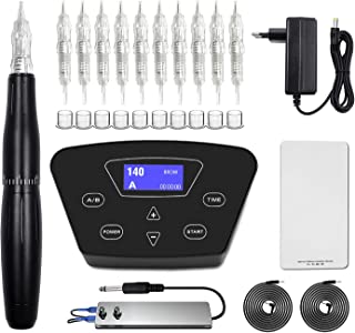 Kulwoyi Machine De Fabrication Semi-permanente Avec Alimentation Numérique Et Stylo Rotatif, 10 Cartouches Pour Débutants - B0B7WZNLG1