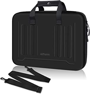 Alfheim 13-14 Pouce Housse Ordinateur Sacoche Coquille Dure, Imperméable Antichoc Sac D'épaule, Étui De Protection Compatible Avec 13,3