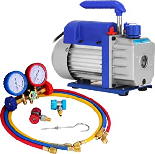 Vevor Pompe à Vide 1.8cfm1/4hp Pompe Sous Pression Pompe Sous Vide 220 V - B0881DQYSZ