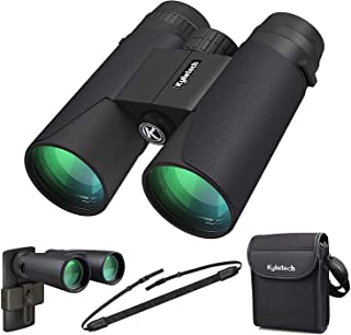 Kylietech 12 X 42 Jumelles Pour Adultes Avec Bak4 Prism, Fmc Lentille, Grande Oculaire, Compact, Antibuée Et étanche Idéal Pour Observation Des Oiseaux Voyage Observation De Chasse Les Concerts - Prisme BAK4 et film vert FMCLe prisme BAK4 avancé et la lentille verte multicouche entièrement FMC offrent une vue plus lumineuse et une vision HD. Haute transmission de la lumière, évitant efficacement la perte de lumière et les bords noirs. Moins il y a de perte de lumière, plus le champ de vision que vous obtiendrez est lumineux et vous ne manquerez aucun détail. Toutes les scènes seront affichées dans les couleurs les plus vives. Oculaires 21mmLes jumelles compactes ont des oculaires de 21 mm et peuvent voir une image plus claire et plus grande que les autres jumelles. La distance du centre des deux oculaires est d'environ 55 mm et la distance la plus longue de 75 mm. Il est également convivial pour les porteurs de lunettes. Le dégagement oculaire en combinaison avec le grand oculaire vous offre une expérience visuelle agréable. Étanche à l'eau et antibuéeCes jumelles ont été scellées avec des joints toriques, ne vous inquiétez pas de la pluie et de l'humidité, ainsi que de la conception étanche quotidienne. Possède de bonnes propriétés anti-buée. Ainsi, les jumelles auront des performances maximales dans différentes conditions météorologiques. Compatible avec trépiedFixez facilement ces jumelles au trépied rapidement. Il y a un trou de vis 1/4