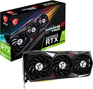 Msi Geforce Rtx 3080 Ti Gaming X Trio 12g Nvidia 12 Go Gddr6x Carte Graphique Noir - B0957TV4YR