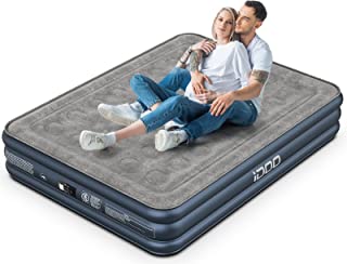 Matelas Gonflable Idoo, Lit Gonflable Avec Pompe Intégrée, Auto-gonflage/dégonflage Rapide En 3 Minutes, Lit Gonflable Avec Revêtement Confortable,idéal En Camping 203*152*38cm 295kg Max, 2 Personnes - B09Q8BD9GB