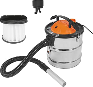 Aspirateur De Cendres Aspirateur De Cheminée Aspirateur De Poussière Filtre à Cendres Deltafox - 1200 Watts - Puissance D'aspiration De 16 Kpa - Cuve En Inox De 18 L - - B088TW4JXC