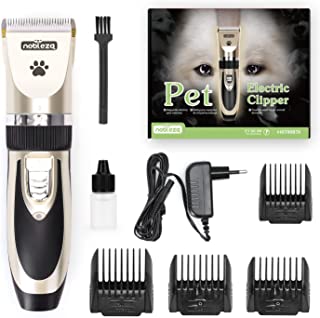 Nobleza Tondeuse Chien Professionnel Poil Long Epais Animal Silencieux Rechargeable Electrique Tondeuse Pour Chien Et Chat Dog Clipper Kit - B09D3QWQPK