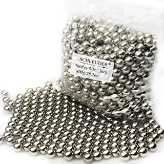Fronde Lance Pierre Billes Munitions, 8mm 382pcs Parfaitement Rond Bille Acier Au Carbone à Haute Dureté, Slingshot Au Adulte Chasse Tir à La Cible - B08B3GRZZY