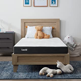 Lucid 13 Cm Matelas Surbaissé à Mémoire De Forme – Imprégné De Gel Rafraichissant - Couche De Base En Charbon De Bambou Durable - Enveloppe Respirante - B09FYDXWH9