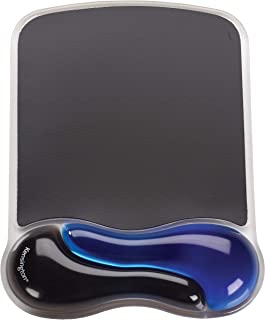 Kensington Tapis De Souris Avec Repose-poignets - Gel Duo Ergonomique, Pour Ordinateurs/ordinateurs Portables Avec Souris Laser/optiques, Antidérapant - Bleu (62401) - B00065W4UI