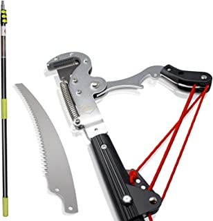Iceberk Sécateur Télescopique + Scie Arboricole – Élagueur Extensible Sur Perche Pour Couper Les Branches Hautes Sans échelle (1,80-5,40 M) - B078Z2TMGT