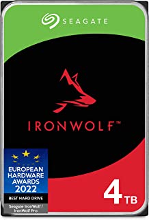 Seagate Ironwolf 4 To, Disque Dur Interne Nas Hdd, Cmr 3,5