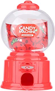 Machine à Gommes En Plastique, Machine à Bonbons Pour Enfants Portable Distributeur De Gomme à Bulles Rouge Nouveauté Amusante Faveur De Fête D'anniversaire Pour Garçons Filles(rouge)