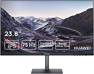 Huawei Display 23.8 Pouces, Design Épuré Avec Bords Ultra-fins, Fhd, Ips, 75 Hz, 5 Ms, Confort Des Yeux, Fonctionnalité Amd Freesync, Certification Lumière Bleue TÜv Rheinland, Version Française - B09MJP63JY