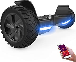 Geekme Hoverboards Tout-terrain 8.5 Pouces, Hoverboards Suv Avec App, Haut-parleur Bluetooth, Double Moteur, Lumières Led, Hoverboards Tout Terrain Pour Enfants Et Adultes - B07L4D5352