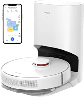 Dreame D10 Plus Robot Aspirateur Laveur Vidange Automatique Poussière,navigation Lidar Détection Obstacles,aspiration 4000pa Tapis Et Poils D'animaux,batterie 170 Min,contrôle Wifi/app/alexa Blanc - B0B4P3H6K8