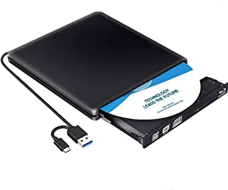 Lecteur Graveur Blu Ray Externe Cd Dvd, Lecteur Cd Dvd Externe, Graveur Blu-ray 3d Blu-ray Portable Avec Port Usb 3.0 Et Port De Type C, Compatible Pour Pc Mac Os Windows 7/8 /10 /xp/linxus(noir) - B0BFPCKKPX