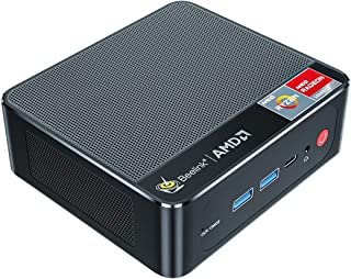 Beelink Ryzen Mini Pc Ser3 Windows11 Pro, Amd Ryzen7 3750h Up To 4.0ghz, 8gb Ram 256gb Ssd, 4k@60hz Dual Display Hdmi2.0 Type-c, Auto Power On/wol 57w High Performance Gaming Office Entertainment - B09HC6R3Y4