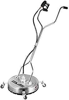 Vevor Nettoyeur Haute Pression Surface De Nettoyage Nettoyeur De Surface Boîtier Acier Inoxydable Nettoyeur De Sol Tige Rotative Poignée Réglable Mouvement Fluide Terrasse (22pouce/55cm) - B08JB3VL1C