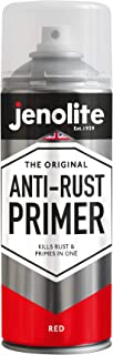 Jenolite- Apprêt Antirouille Pour Une Couverture Et Une Protection Exceptionnelles. Apprêt à L'oxyde Protection Haute Performance Contre La Rouille & La Corrosion. Couleur : Rouge. Contenu : 400ml. - B078C7QPFS