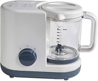 Vertbaudet Robot Cuiseur Vapeur/mixeur Magic Cooker 5 En 1 Blanc/gris Tu - B0842C1LKC