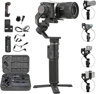 Feiyutech G6 Max Gimbal 3-axe Stabilisateur De Cardan (g6 Plus Upgrade Ver) Pour Caméra Sans Miroir Sony A7,caméra D'action Gopro Hero,téléphone Intelligent Iphone 11 Pro Max 8,charge Utile De 1,2kg - B081T12MXW