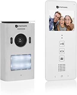 Visiophone Filaire Smartwares, Installation 2 Fils, écran 3,5 Pouces - B0759DWW7L