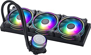 Cooler Master Masterliquid Ml360 Illusion Refroidisseur Liquide Cpu, Watercooling Aio, Radiateur 360mm, 3 X Ventilateurs Halo Argb 120mm, Avec Contrôleur Argb, Compatible Amd & Intel - B08YKC7BFN