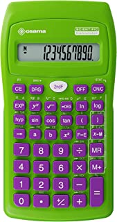 Osama Becolor, Calculatrice Scientifique 56 Fonctions - Vert/violet - B08CDZ1D3N