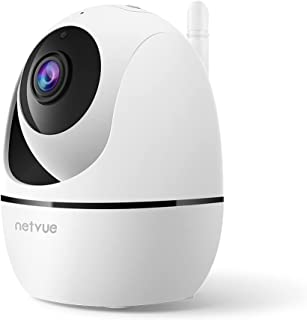 Netvue Camera Wifi Interieur, Caméra Ip Sans Fil Fhd 1080p, Caméras Dômes-détection De Mouvement, Audio Bidirectionnel, Pan/tilt/zoom 8x, Compatible Avec Alexa, Pour Bébé/aîné/animal (blanc) - B08BYKQLZC