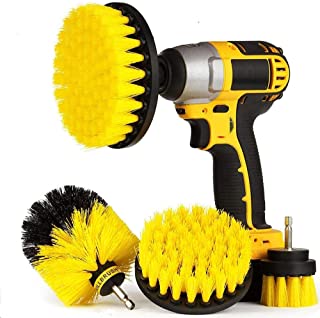 4 Pièces Brosse De Nettoyage Perceuse Électrique - Épurateur électrique Pour Brosse De Nettoyage Pour Le Nettoyage De Salles De Bains, Dalles De Piscine, Briques, Céramique (perceuse Non Incluse)