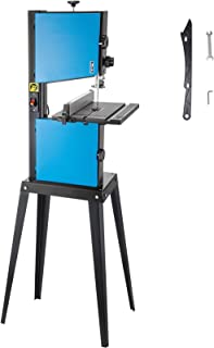 Vevor Scie à Ruban Lame Long 1712 Mm Scie à Bois à Ruban Largeur De Coupe 245 Mm Hauteur 100 Mm Scie à Bande Bois Lame 680 M/min Plateau Inclinable 0-45° Port à Sciure Travail Bois Menuisier Atelier