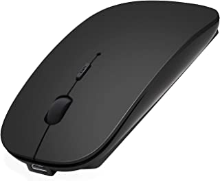 Souris Bluetooth Rechargeable Compatible Avec Macbook/ipad/iphone( Ios13.1.2 Ou Supérieur)/pc, Mini Souris Silencieuse Pour Android/windows/linux, 3 Dpi Réglable Bluetooth Nior